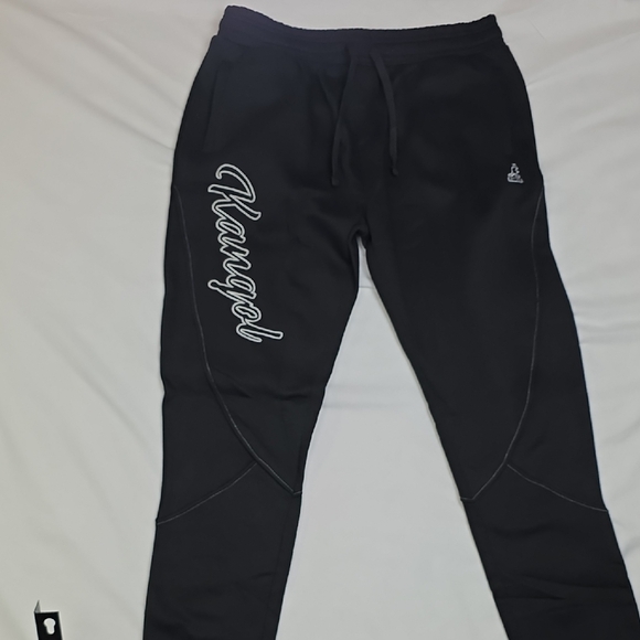 Kangol Other - Kangol Men Black Joggers with Logo Xl New